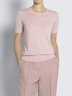 Discount Brioni Pink cashmere and silk T-shirt