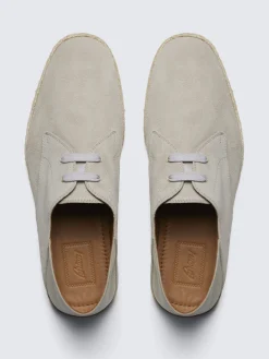 Fashion Brioni Steel blue and white linen cuban shirt