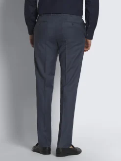 Sale Brioni Super 130's wool sharkskin Journey trousers Steel blue