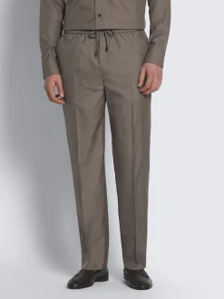 Online Brioni Taupe silk seersucker double-breasted Soffio jacket