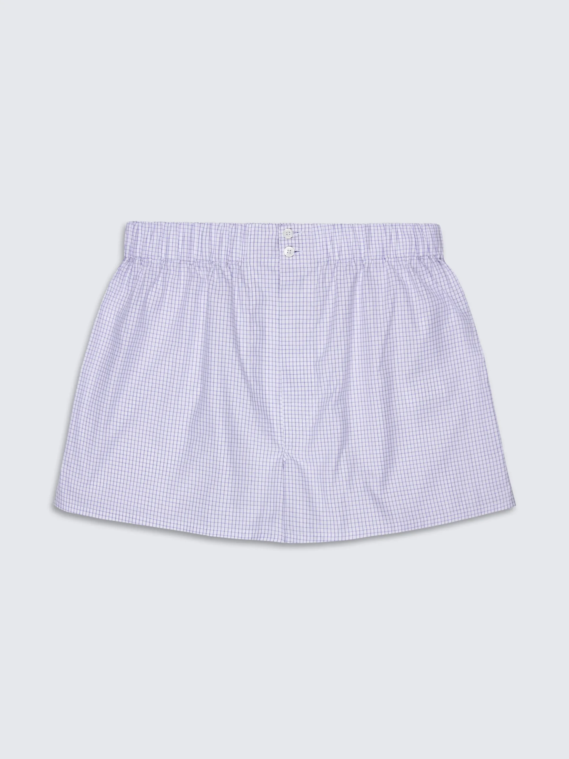 Discount Brioni and lilac checked Giza 45 cotton boxer shorts White