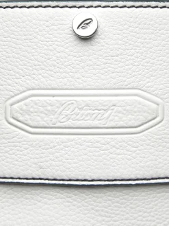 Hot Brioni White grained leather golf club holder