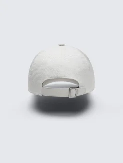 Outlet Brioni silk seersucker baseball hat White