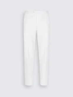 Sale Brioni White stretch cotton gabardine Journey trousers