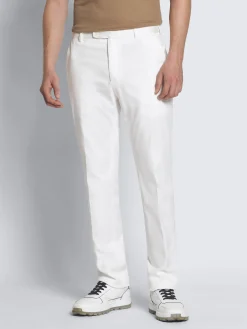 Sale Brioni White stretch cotton gabardine Journey trousers